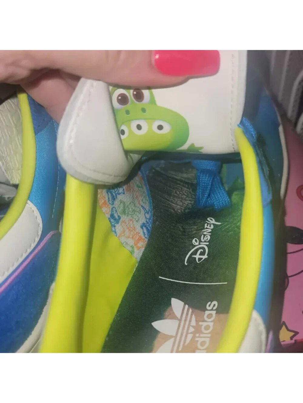 ADIDAS X DISNEY STAN SMITH TOY STORY 'REX & ALIENS' BLUE GZ5991 MENS 9.5 SHOES